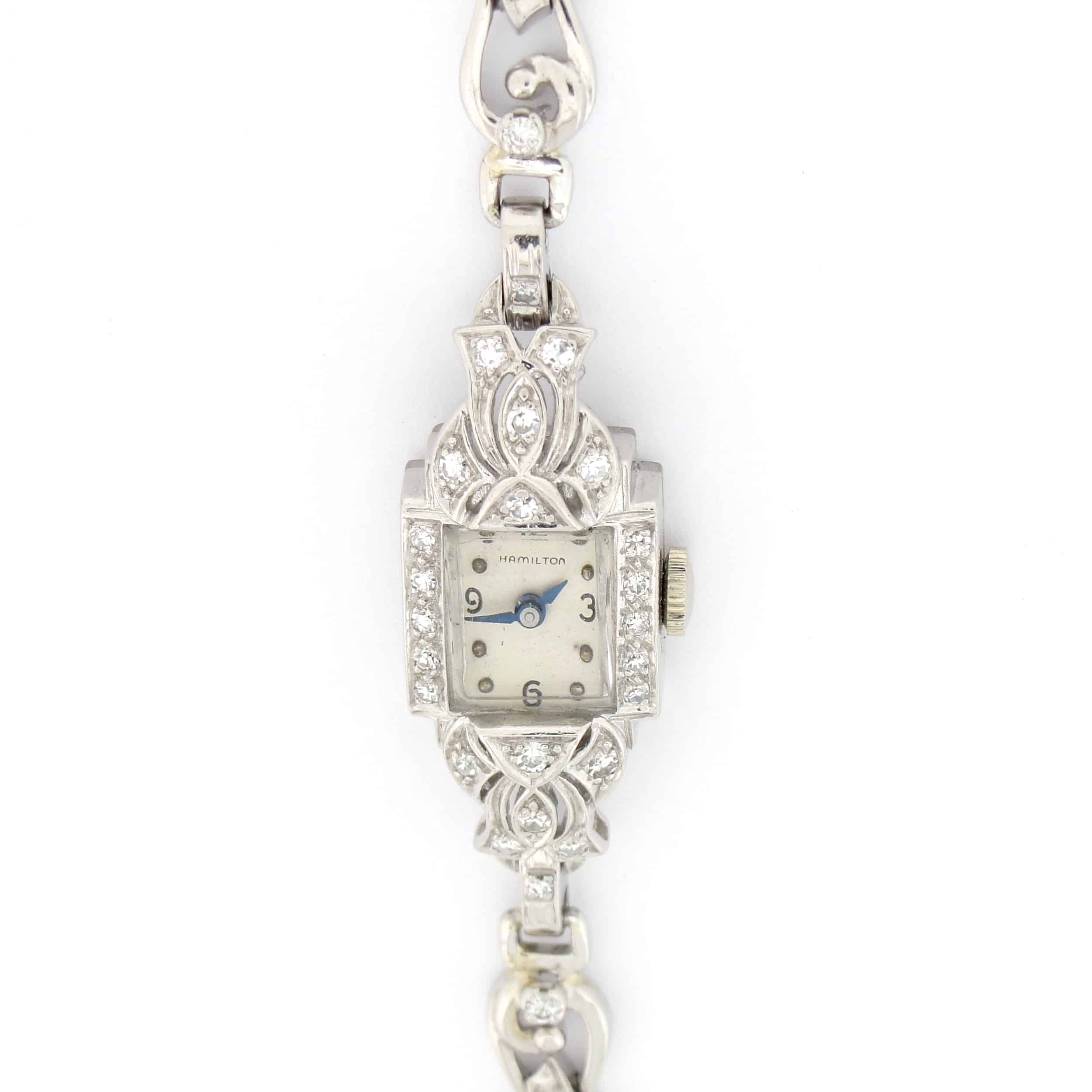 Ladies Hamilton Diamond Watch  Indianapolis Jewelry – Master