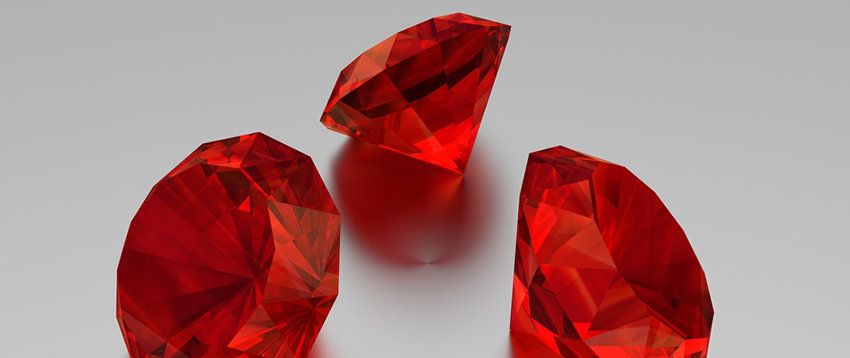The Look of Love: Red Gemstones