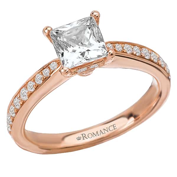 Romance Classic Diamond Accent Engagement Ring