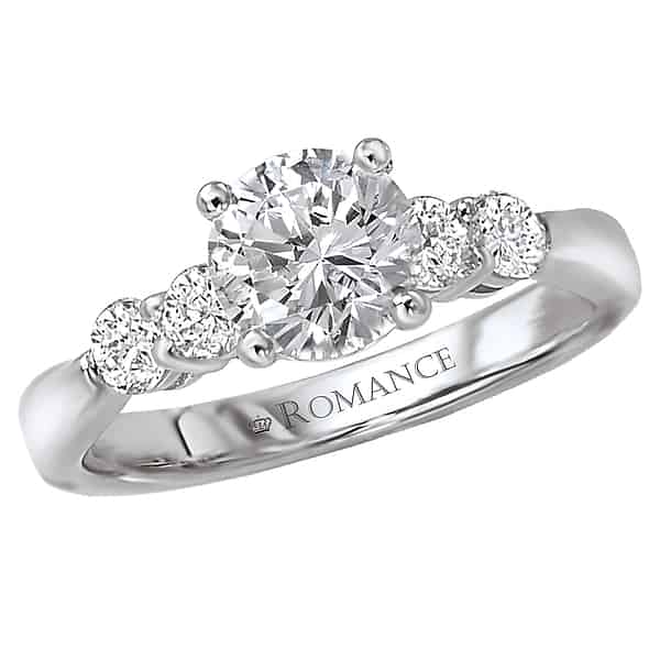 Romance Five Stone Engagement Ring