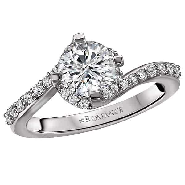 Romance Bypass Style Engagement Ring